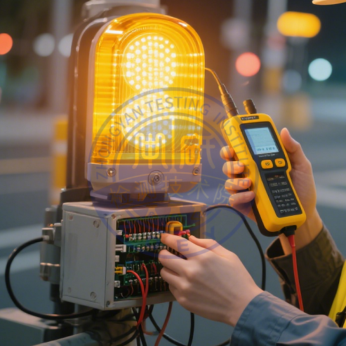 黄闪警示灯检测